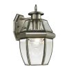 Outdoor Lighting * | Ashford 1-Light Outdoor Brushed Nickel Sconce By Titan Lighting