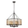 Chandeliers * | Hearthstone Collection 4-Light Oil-Rubbed Bronze Chandelier By Titan Lighting