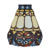 Pendant Lights * | Mix-N-Match 1-Light Multicolor Flowered Tiffany Glass Shade By Titan Lighting