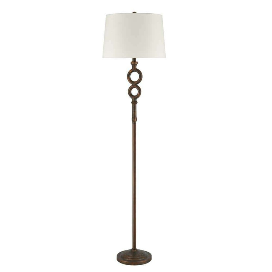 Lamps * | Hammered Home 67 In. Bronze Floor Lamp By Titan Lighting