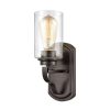 Wall Sconces * | 1-Light Oil Rubbed Bronze Wall Sconce By Titan Lighting