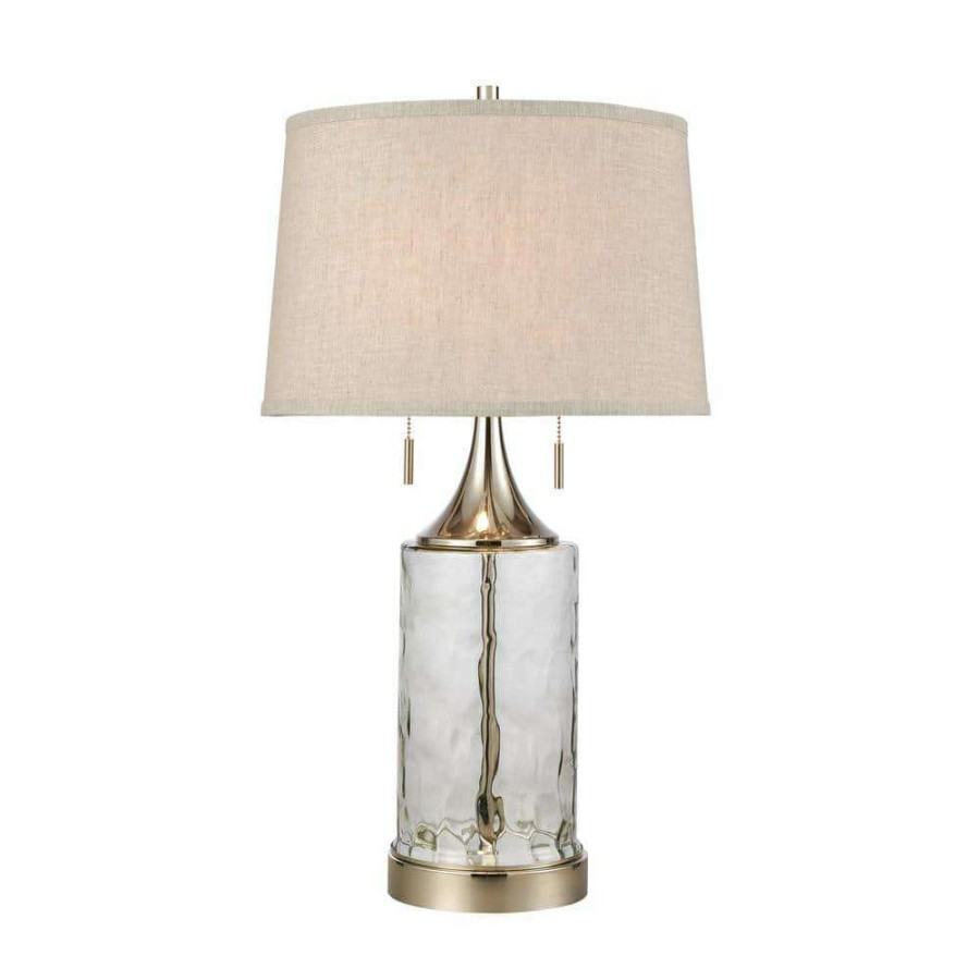 Lamps * | Tribeca 27 In. Clear Table Lamp By Titan Lighting