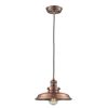 Pendant Lights * | 1-Light Antique Copper Mini-Pendant With Vintage Bulb Included By Titan Lighting