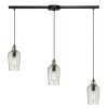 Pendant Lights * | Hamrade Collection 3-Light Oil-Rubbed Bronze Mini Pendant By Titan Lighting