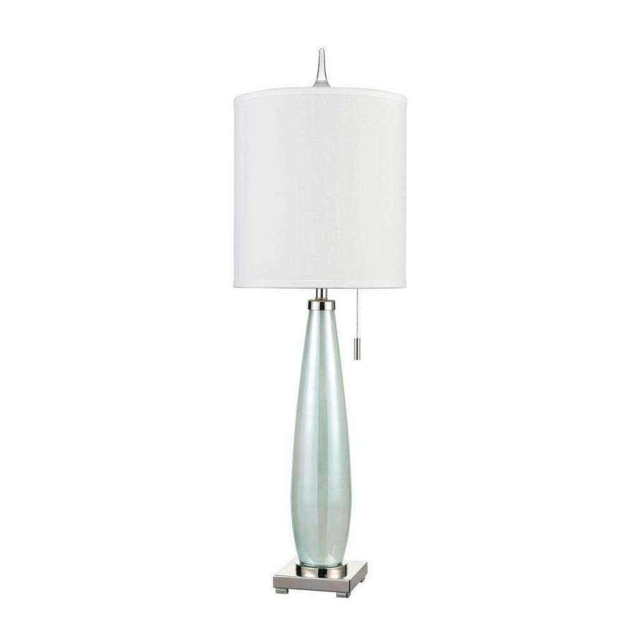 Lamps * | Confection 41 In. Seafoam Green Table Lamp By Titan Lighting