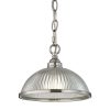 Pendant Lights * | Liberty Park 1-Light Brushed Nickel Pendant By Titan Lighting