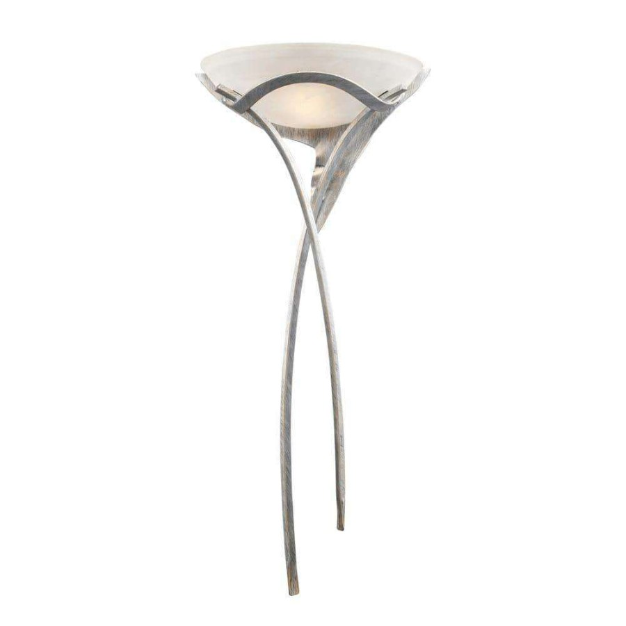 Wall Sconces * | Aurora 1-Light Tarnished Silver Sconce By Titan Lighting