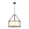 Chandeliers * | Armstrong Grove 5-Light Espresso Brown Chandelier With Glass Shades By Titan Lighting