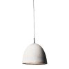 Chandeliers * | Castle 1-Light Poured Concrete With Chrome Reflector Medium Pendant By Titan Lighting