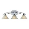 Vanity Lighting * | Elysburg 3-Light Polished Chrome Wall Vanity Light By Titan Lighting