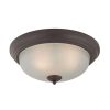 Pendant Lights * | 3-Light Oil-Rubbed Bronze Flushmount By Titan Lighting