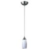 Pendant Lights * | Milan 1-Light Satin Nickel Ceiling Pendant By Titan Lighting