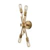 Wall Sconces * | Xenia 4-Light Matte Gold Sconce By Titan Lighting