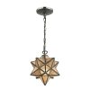 Pendant Lights * | Moravian Star 1-Light Bronze Pendant By Titan Lighting