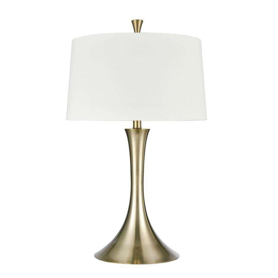 Lamps * | Branning 29 In. Aged Brass Table Lamp By Titan Lighting