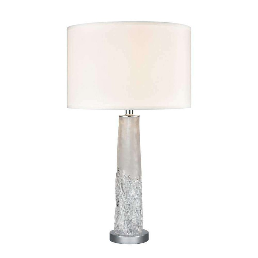 Lamps * | Juneau 30 In. Clear Table Lamp By Titan Lighting