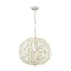 Chandeliers * | Trella 5-Light Pearl White Chandelier By Titan Lighting