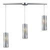 Chandeliers * | Chromia 3-Light Polished Chrome Ceiling Pendant By Titan Lighting