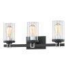 Vanity Lighting * | Holdfast 22 In. 3-Light Charcoal Vanity Light By Titan Lighting