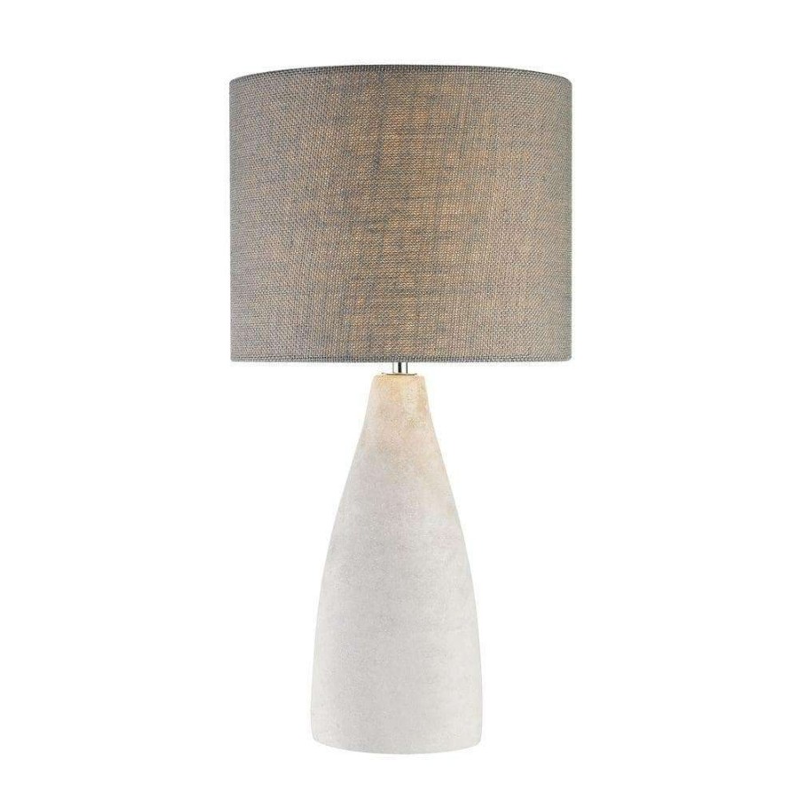 Lamps * | Rockport 21 In. Polished Concrete Table Lamp By Titan Lighting