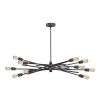 Chandeliers * | Xenia 10-Light Oil-Rubbed Bronze Chandelier By Titan Lighting