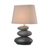 Lamps * | Arryn Table Lamp In Grey By Titan Lighting