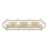 Vanity Lighting * | Cheswick 33 In. 4-Light Aged Silver Vanity Light By Titan Lighting