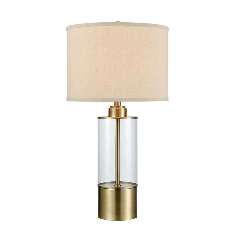 Lamps * | Fermont 28 In. Clear Glass Table Lamp By Titan Lighting