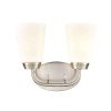 Vanity Lighting * | 12.5 In. 2 Light Brushed Nickel Vanity Light By Titan Lighting