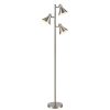 Lamps * | Loman 65 In. Satin Nickel Floor Lamp By Titan Lighting