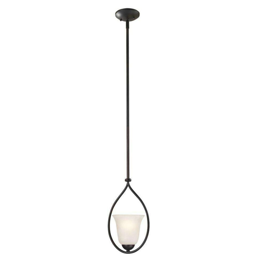 Pendant Lights * | Conway 1-Light Oil-Rubbed Bronze Mini Pendant By Titan Lighting