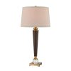 Lamps * | Ancrame 32 In. Chocolate Embossed Snake Table Lamp By Titan Lighting