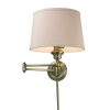 Lamps * | Westbrook 1-Light Antique Brass Swing Arm Wall-Mount By Titan Lighting