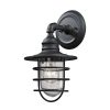 Outdoor Lighting * | Vandon 1-Light Charcoal Outdoor Wall Sconce By Titan Lighting