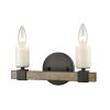 Vanity Lighting * | Stone Manor 12 In. 2-Light Matte Black Vanity Light By Titan Lighting