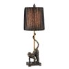 Lamps * | Aston 26 In. Monkey Bronze Table Lamp By Titan Lighting