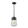 Outdoor Lighting * | Mullen Gate Oil Rubbed Bronze 1-Light Outdoor Hanging Pendant By Titan Lighting