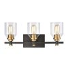 Vanity Lighting * | Cambria 20 In. 3-Light Matte Black Vanity Light By Titan Lighting