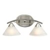 Vanity Lighting * | Elysburg 2-Light Satin Nickel Wall Mount Vanity Light By Titan Lighting