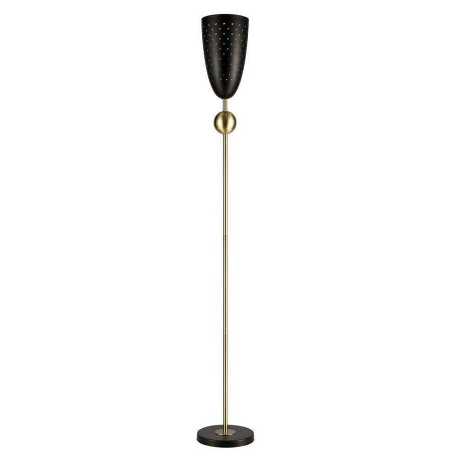 Lamps * | Amulet 69.5 In. Black Floor Lamp By Titan Lighting