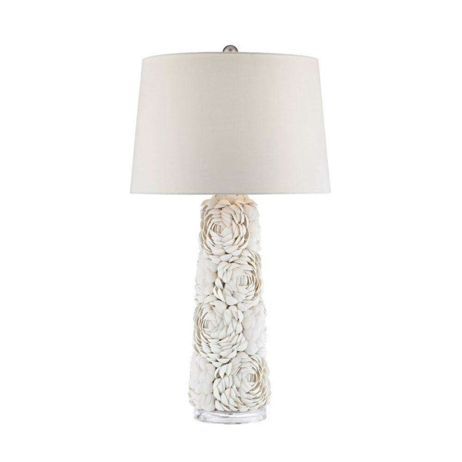 Lamps * | Windley 29 In. Natural Shell Table Lamp By Titan Lighting