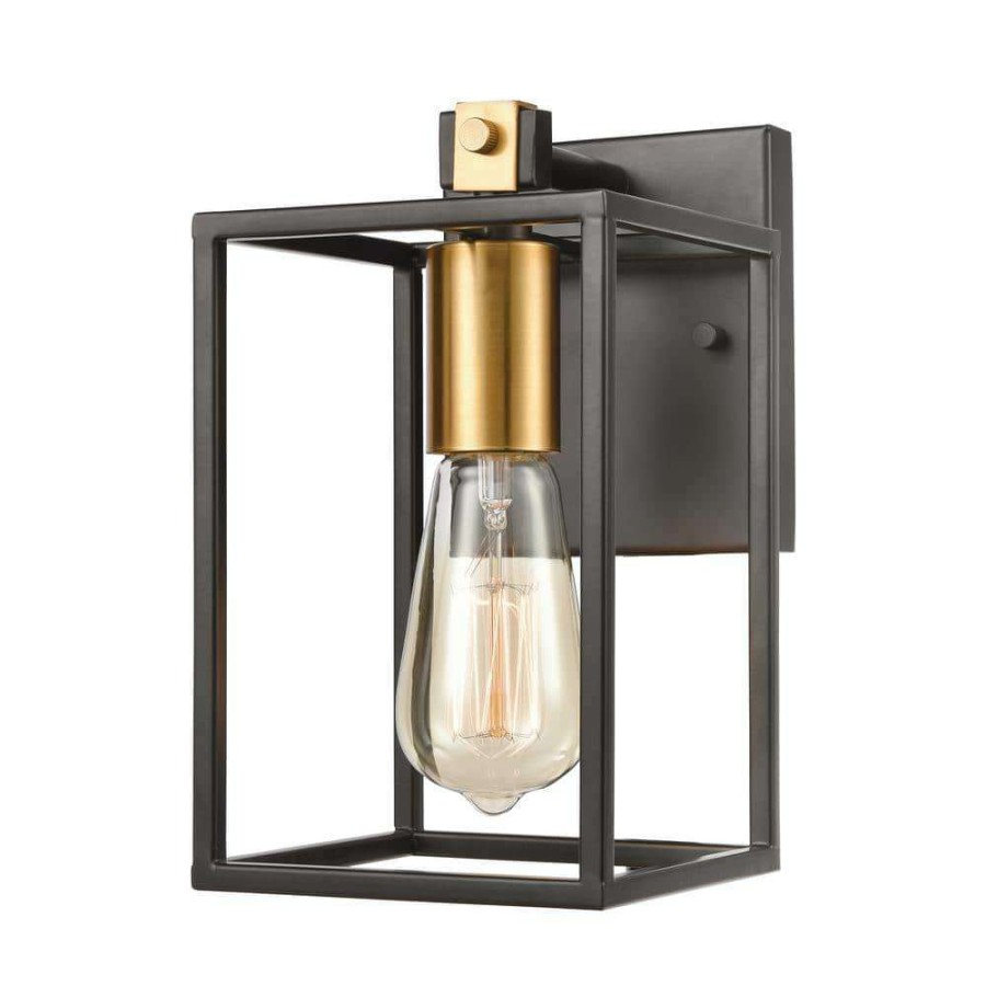 Vanity Lighting * | Cloe 5 In. 1-Light Matte Black Vanity Light By Titan Lighting