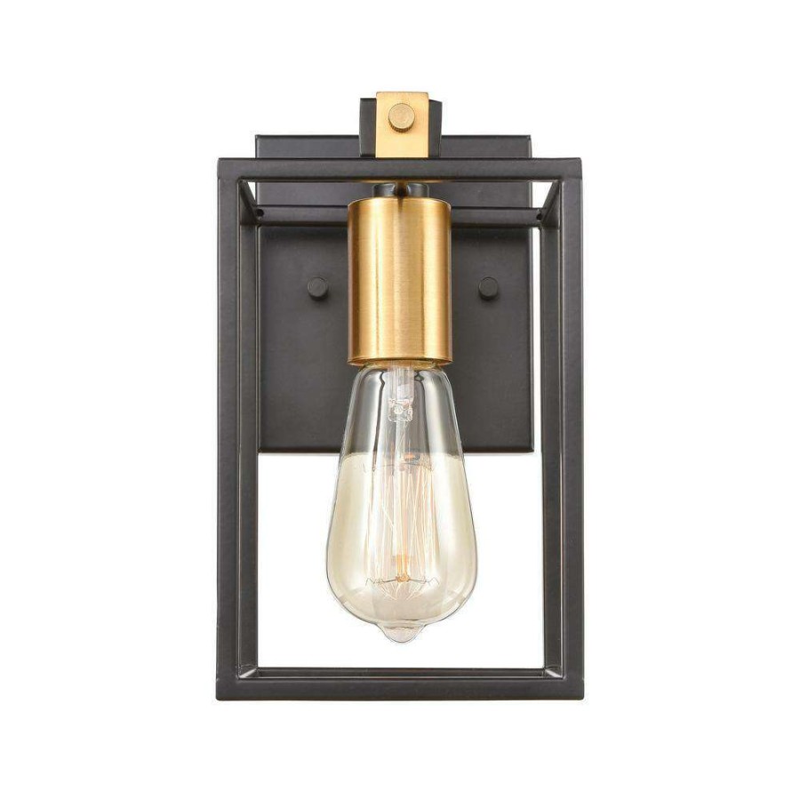 Vanity Lighting * | Cloe 5 In. 1-Light Matte Black Vanity Light By Titan Lighting