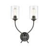 Wall Sconces * | Daisy 2-Light Midnight Bronze Wall Sconce By Titan Lighting