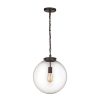 Pendant Lights * | Gramercy 1-Light Oil Rubbed Bronze Pendant By Titan Lighting